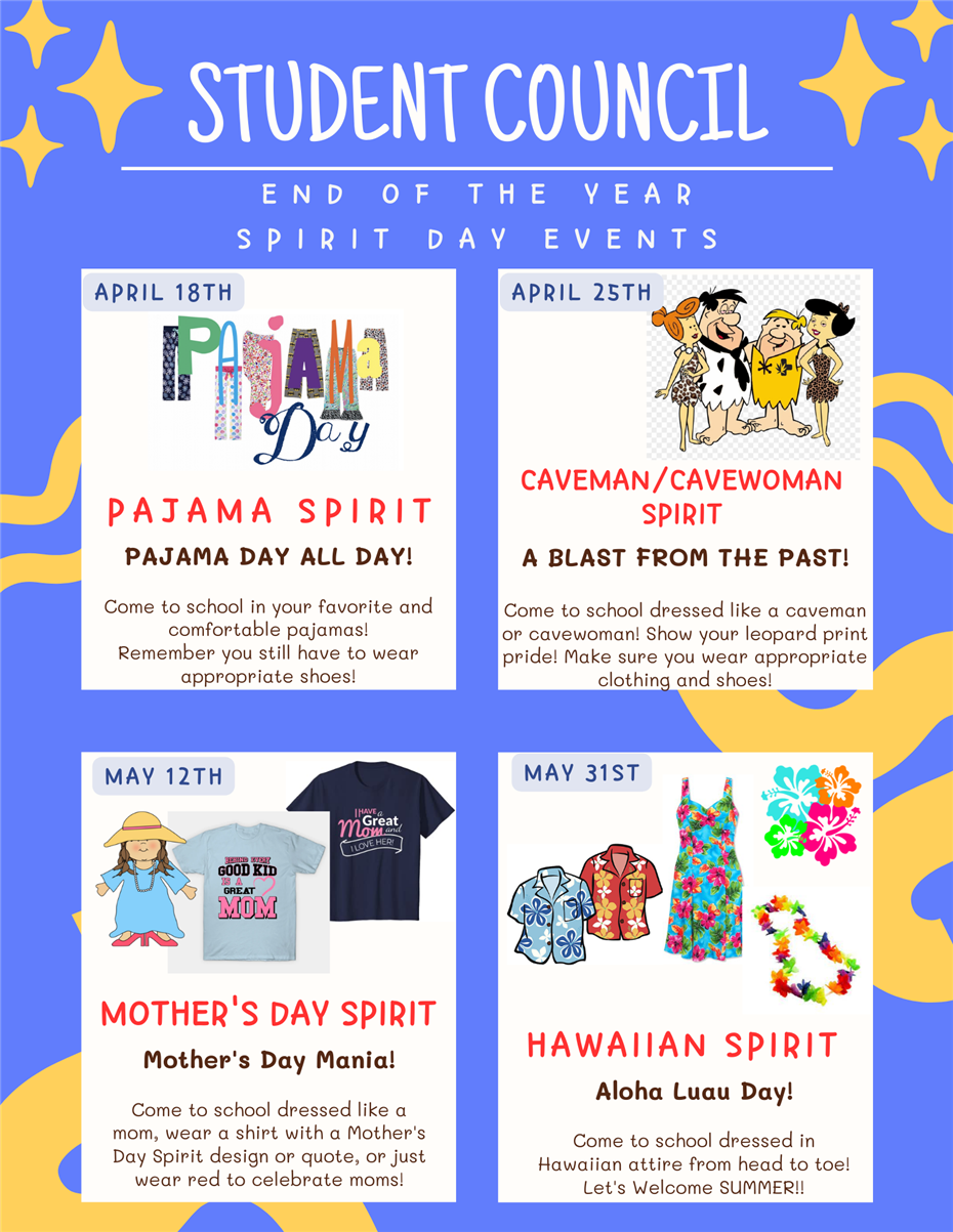  Spirit Days